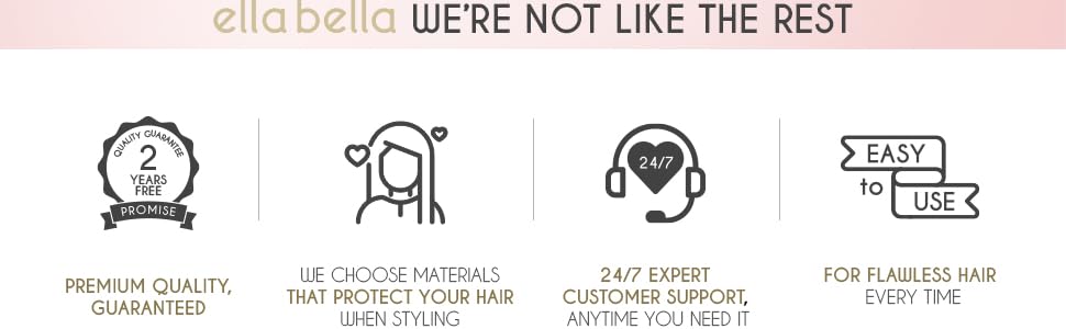 ELLA BELLA Hair Straightening Brush 3