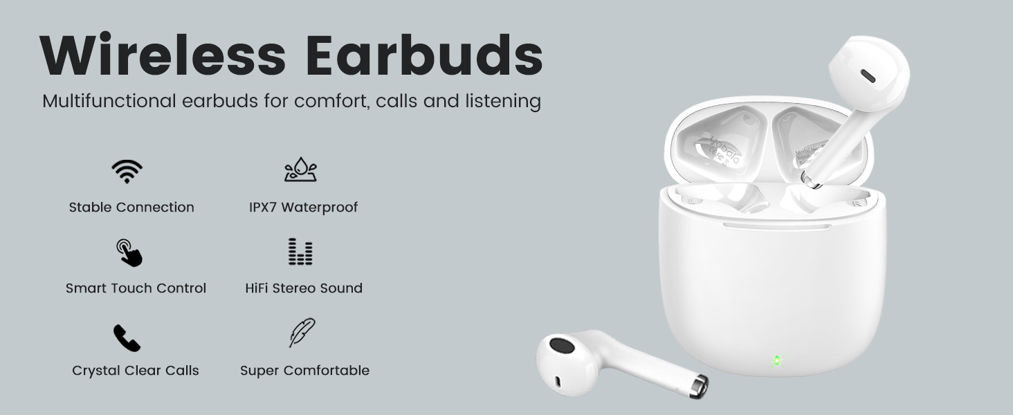wireless earbuds