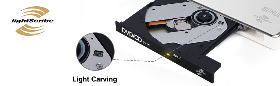 lightscribe external cd dvd drive laptop player usc 3.0 usb-c windows 11 10 rw rom