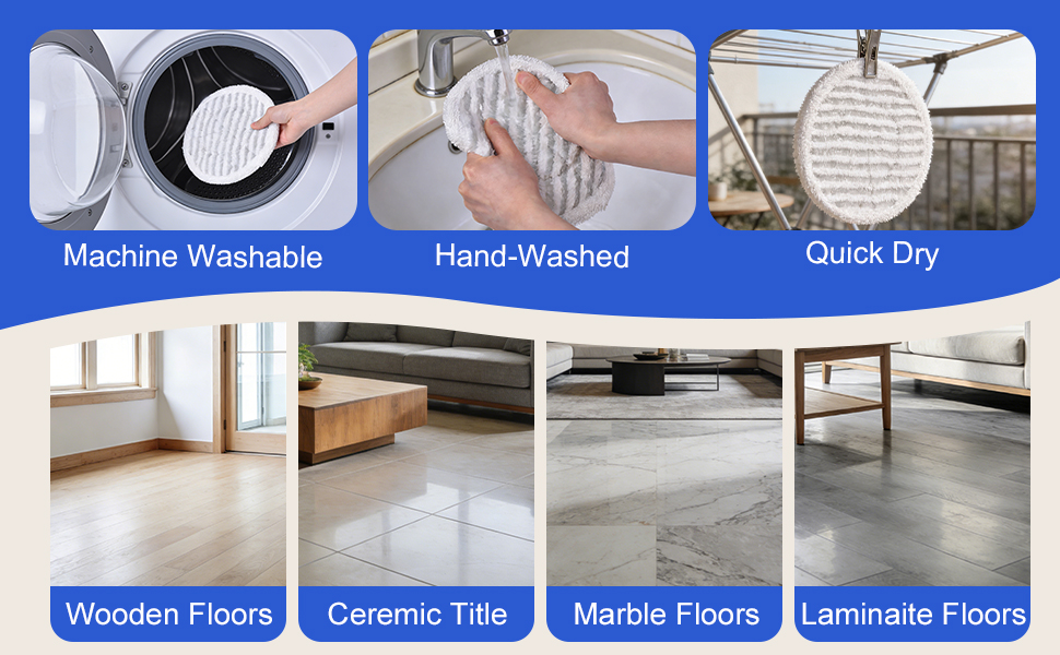 Shark Steam Mop Pads A+04