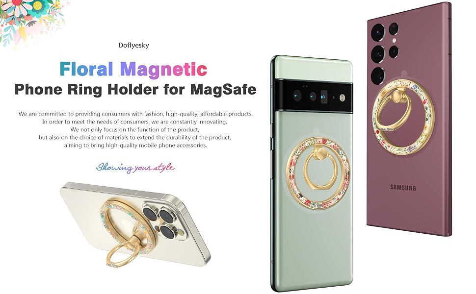 Magsafe ring holder flower