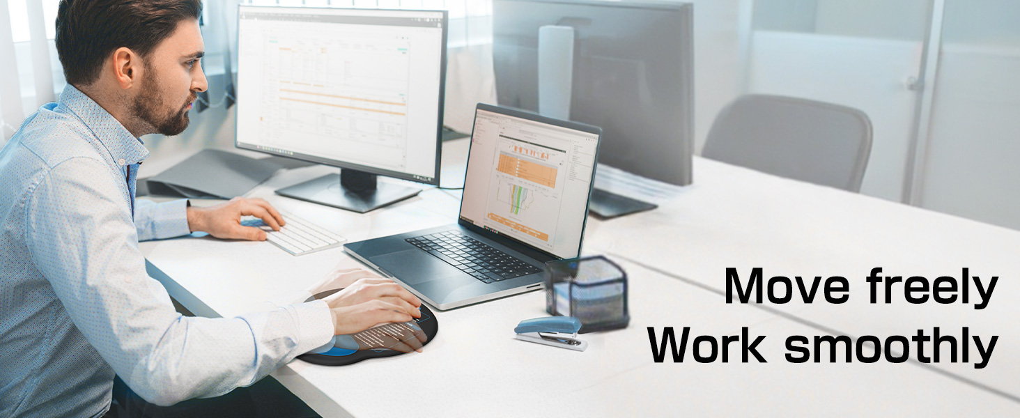 Enjoy smooth and effortless mouse movement, with no obstacles in your way