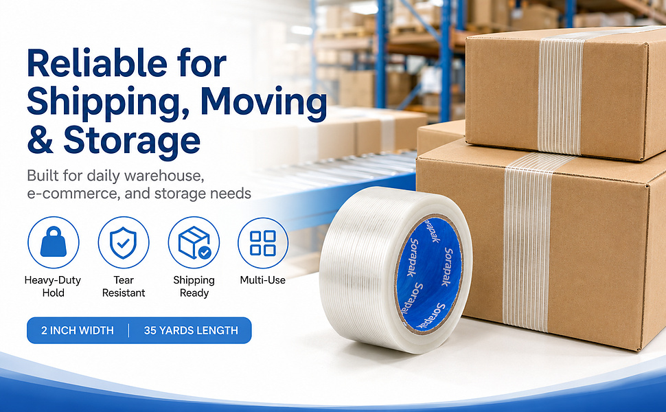 reinforced packing tape for shipping