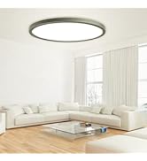 Peasur 4Pack 22cm 18W Ceiling Light Fixture Black