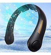 EYERZ Portable Neck Fan - Rechargeable Personal Fan with Neck Support, 5-Speed Quiet Lightweight ...