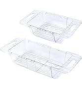 Sorgion Collapsible Colander Over Sink Expandable Sink Strainer Basket for Kitchen, Ideal for Was...