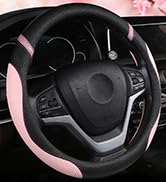 Pink steering wheel cover