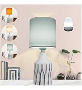bdayanx Small Table Lamp for Bedroom -Bedside Desk Reading Lamps with 3 Way DimmableTouch Control...