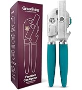Graceliving Premium Multifunctional Magnetic Manual Can Opener and Bottle Opener, Heavy Duty Stai...