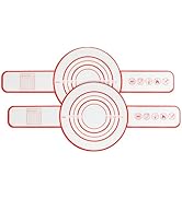 Silicone Baking Mat for Dutch Oven Bread Baking Mat With Extra Long Handles for Transferable Doug...