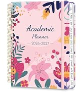 Zuozee Planner 2026-2027, 12 Monthly Academic Planner, Daily Planner from July 2026 to June 2027,...