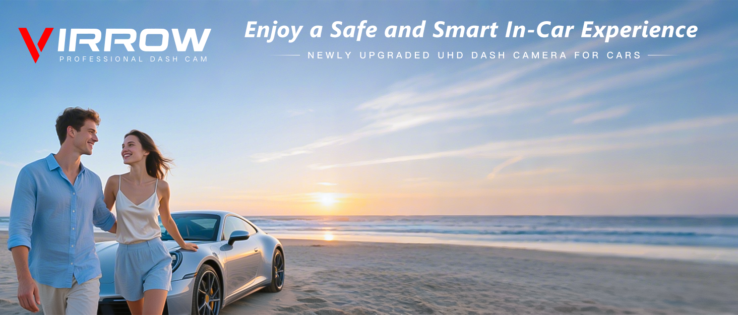 VIRROW X5 Dash Cam Front and Rear