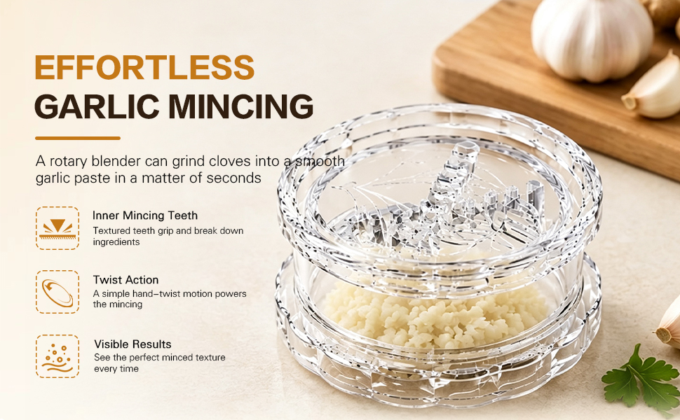 Manual Garlic Twister Mincer