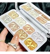 evpct 8 Colors Highlighter Makeup Palette for Face Highlighters &amp; Luminizers iluminadores de maqu...