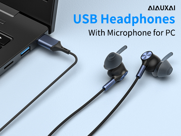 usb headset with microphone for pc