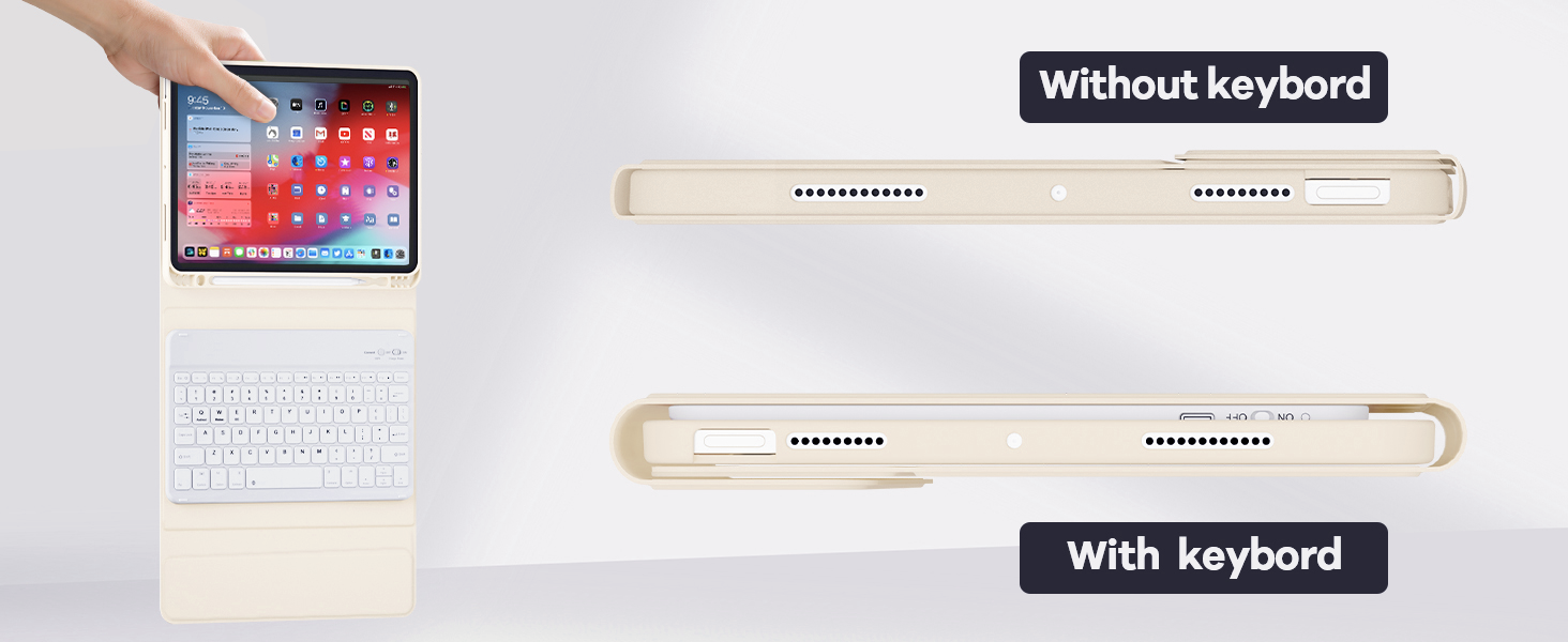 keyboard case for ipad 11th/10th