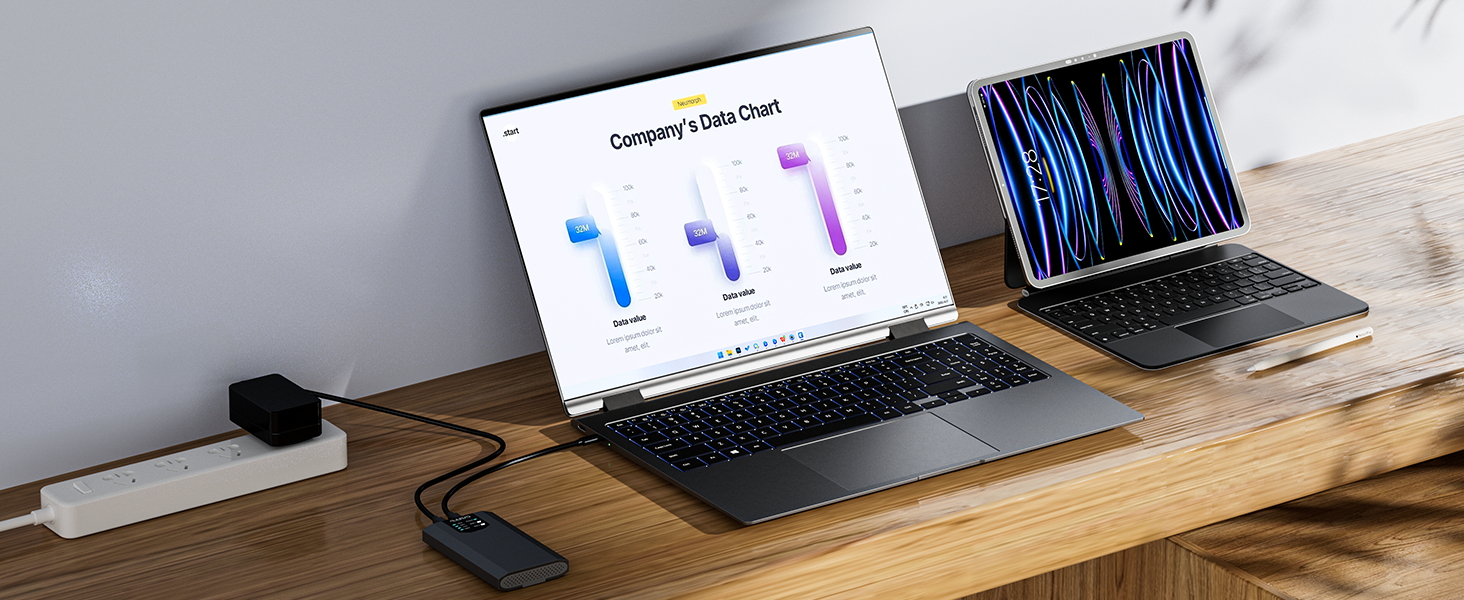 Dual-Bay M.2 SSD Enclosure Cloner for NVMe &amp;amp; SATA