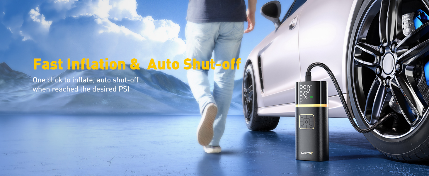 auxito portable tire inflator