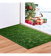 G128 Front Door Mat 29.5x17 Inch, Sturdy Door Mats for Home Entrance Outdoor Indoor, Non-Slip Rub...