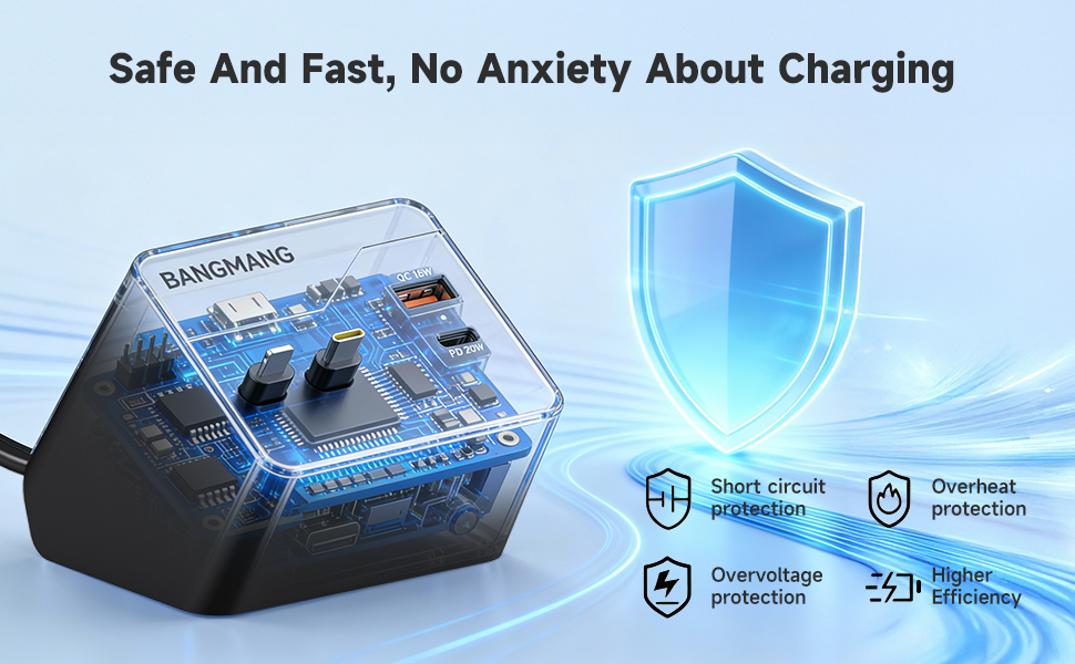 Retractable Charger Station USB C