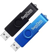 SamData 32GB USB Flash Drives 2 Pack 32GB Thumb Drives Memory Stick Jump Drive with LED Light for...