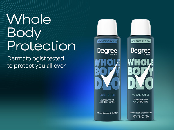 Degree whole body deodorant