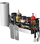 Geesta Upgraded Griddle Caddy for Blackstone 28"/36" Griddles/Weber Grill/Prep Cart, BBQ Grill Ac...