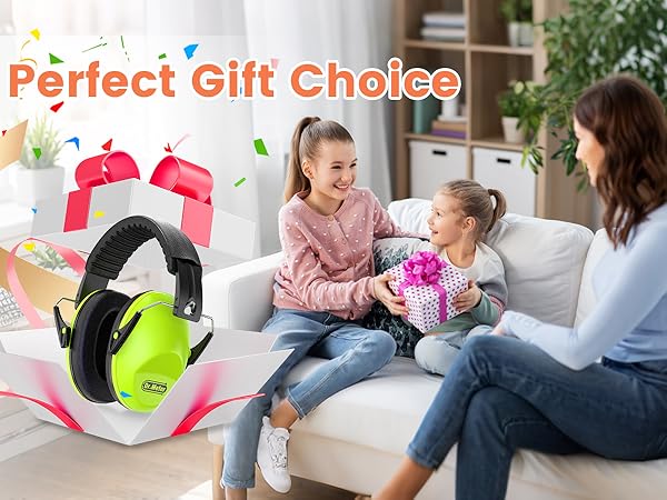 Dr.meter Ear Muffs for Noise Reduction: 27.4SNR Noise Cancelling Headphones for Kids Adults