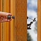 gate latch door locks outdoor fence lock wooden hardware shed latches metal gates safety farm slide