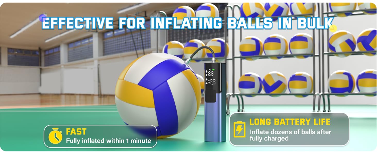 ball pump for sports ball