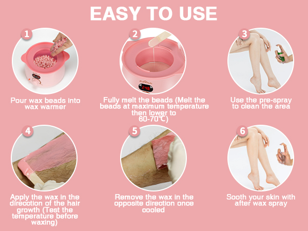 wax warmer for hair removal beads strips melt warmer kit bikini hair removal cream for women wax
