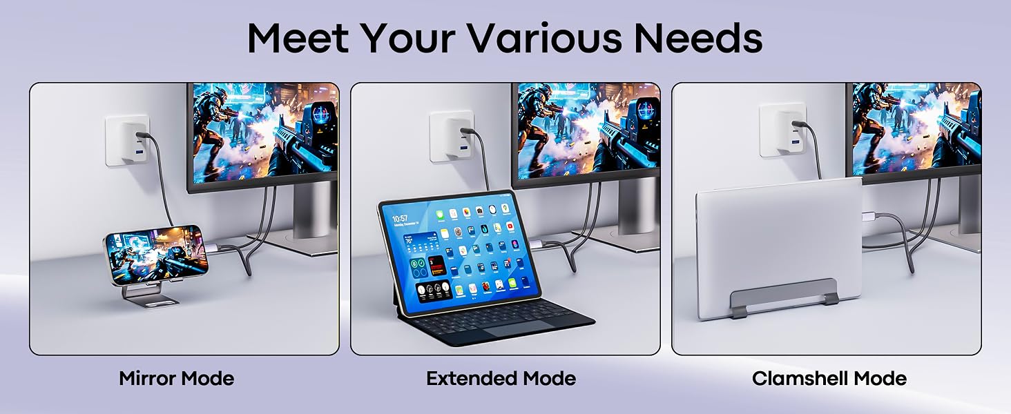 usb c to hdmi 2.0 cable mirrors modes