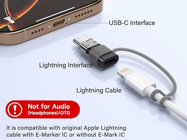 Lightning to USB C Adapter