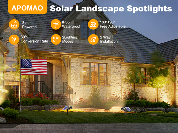 APOMAO Solar Spotlights