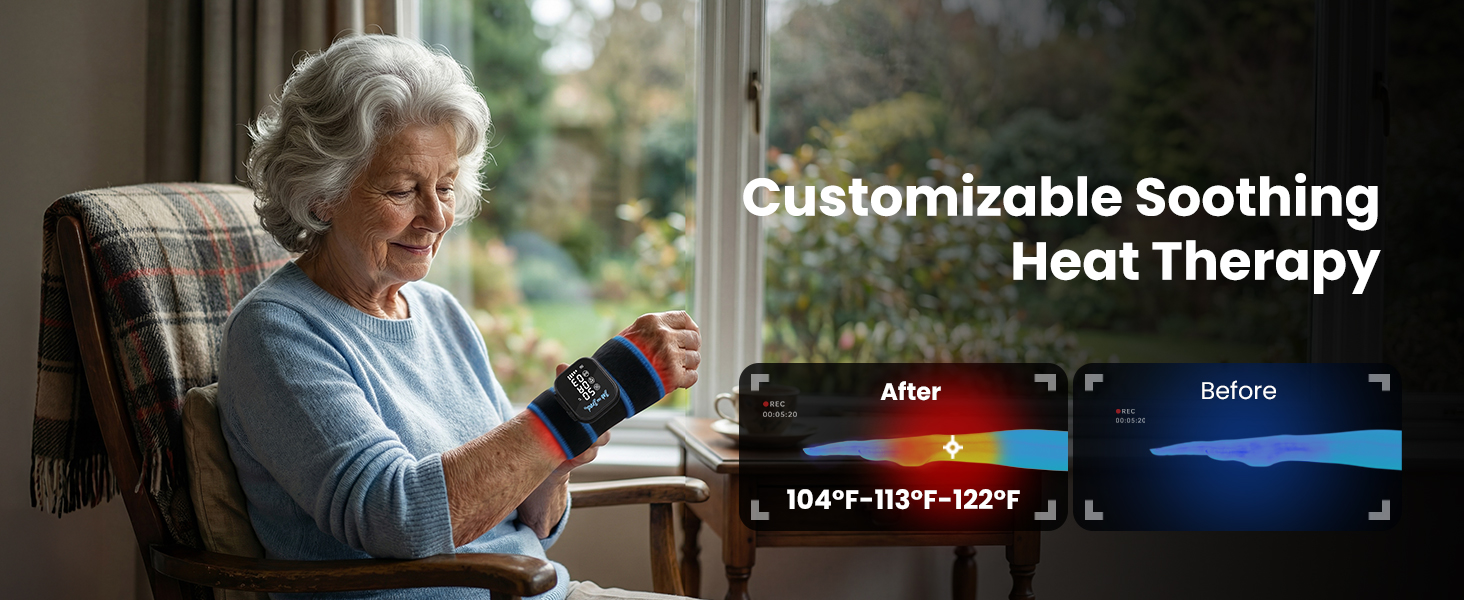 BOB AND BRAD TheraHeat Red Light Wrist Wrap