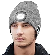 Keains Unisex Bluetooth Led Beanie with Light and Wireless Headphones, Unique Christmas Tech Gift...
