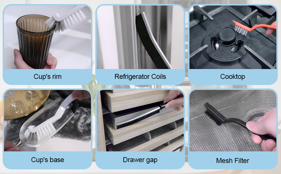 Crevice Cleaning Brush Set