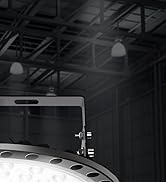 Viugreum 10 Pack 200W UFO LED High Bay Lights, 20000LM 6500K Daylight White Ultra Thin Highbay Li...