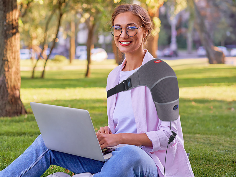 heated shoulder massager