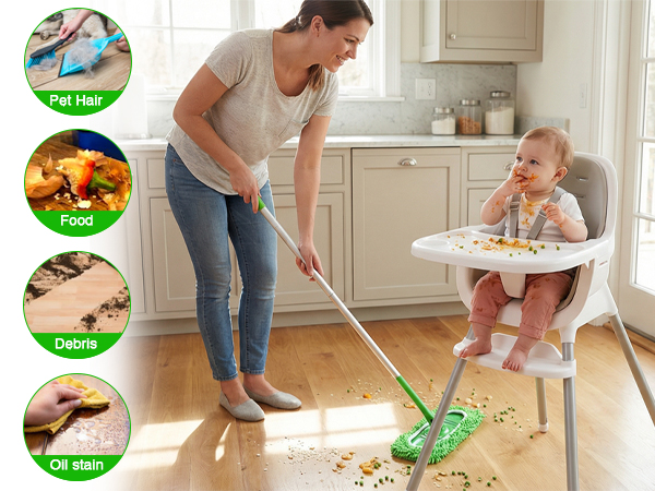 Mop Pads for Swiffer Sweeper Reusable Mop