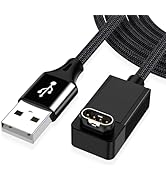 AGVEE 2 Pack 3.3ft Charger for Garmin Watch, L-Shape Zero Gap Charging Cable for Fenix, Forerunne...