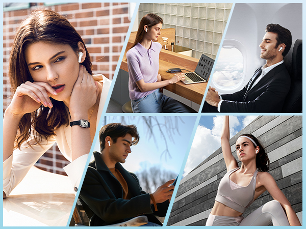 In-ear headphones usage scenarios