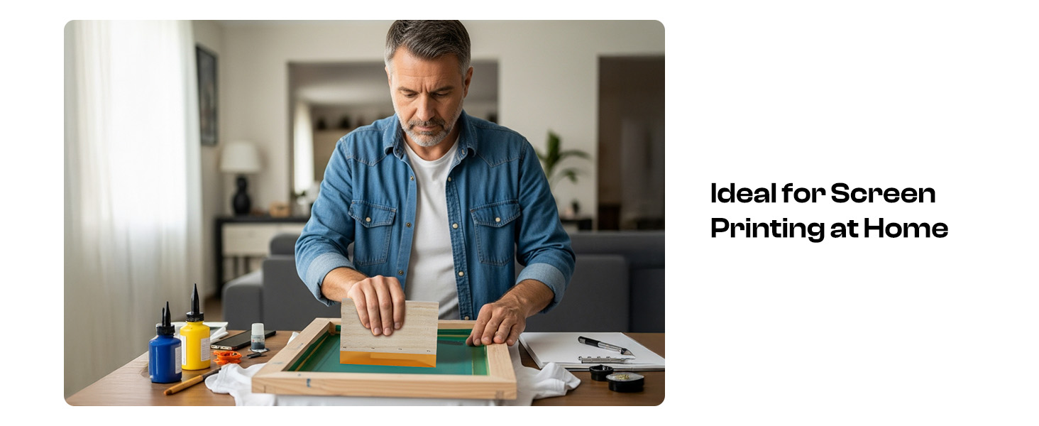 Ideal for Screen Printing at Home