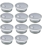 EASYEAH 10 Pcs Desk Grommet 2" / 50 mm, Desk Cord Hole Cover, Cable Grommet ABS Plastic, Desk Hol...