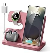 Wireless Charging Station for Samsung 3 in 1, Phone and Watch Charger for Galaxy S25 Ultra/S24/S2...