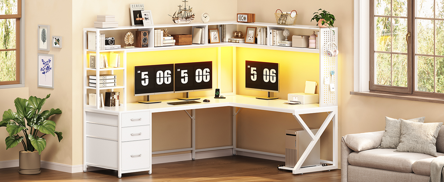 corner desk computer desk with drawers
