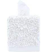 Hymmah Modern Square Tissue Box Cover Holder,Bathroom Accessories Decor Unique Design Tissue Box ...