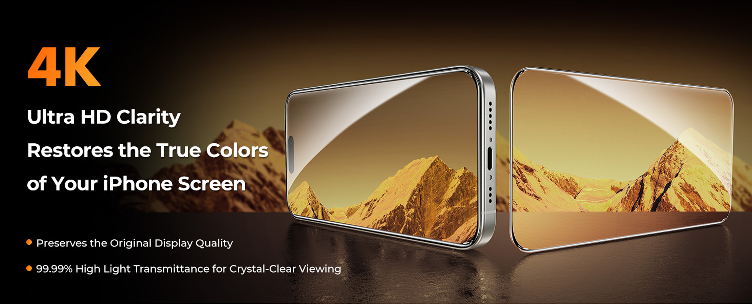 UNBREAKcable iPhone 16 Pro Max Screen Protector Tempered Glass