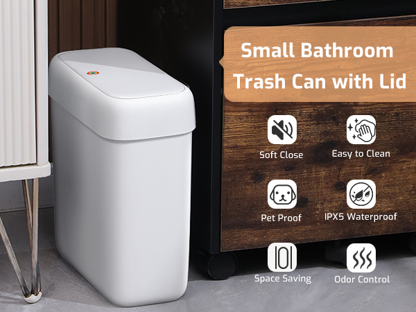 bathroom trash can
