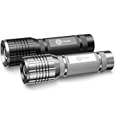 Skylla Flashlight LED Torch high Lumens Tactical Small Flashlights Powerful with 5 Modes Waterpro...